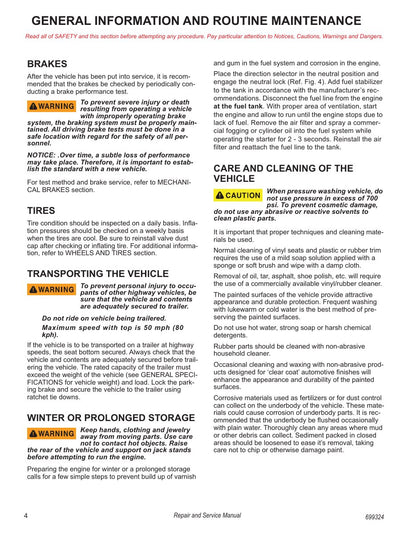 Tracker Offroad LX6 EFI Gas Golf Cart Service Manual PDF 2020 - sample page 22