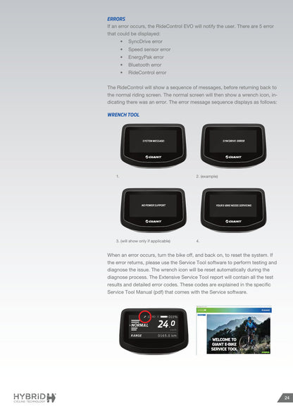 Giant Momentum E-Bike 2020 service manual - page 24