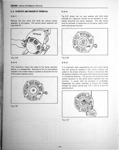 Yamaha SL292 GP292 1971-1973 service manual - page 24