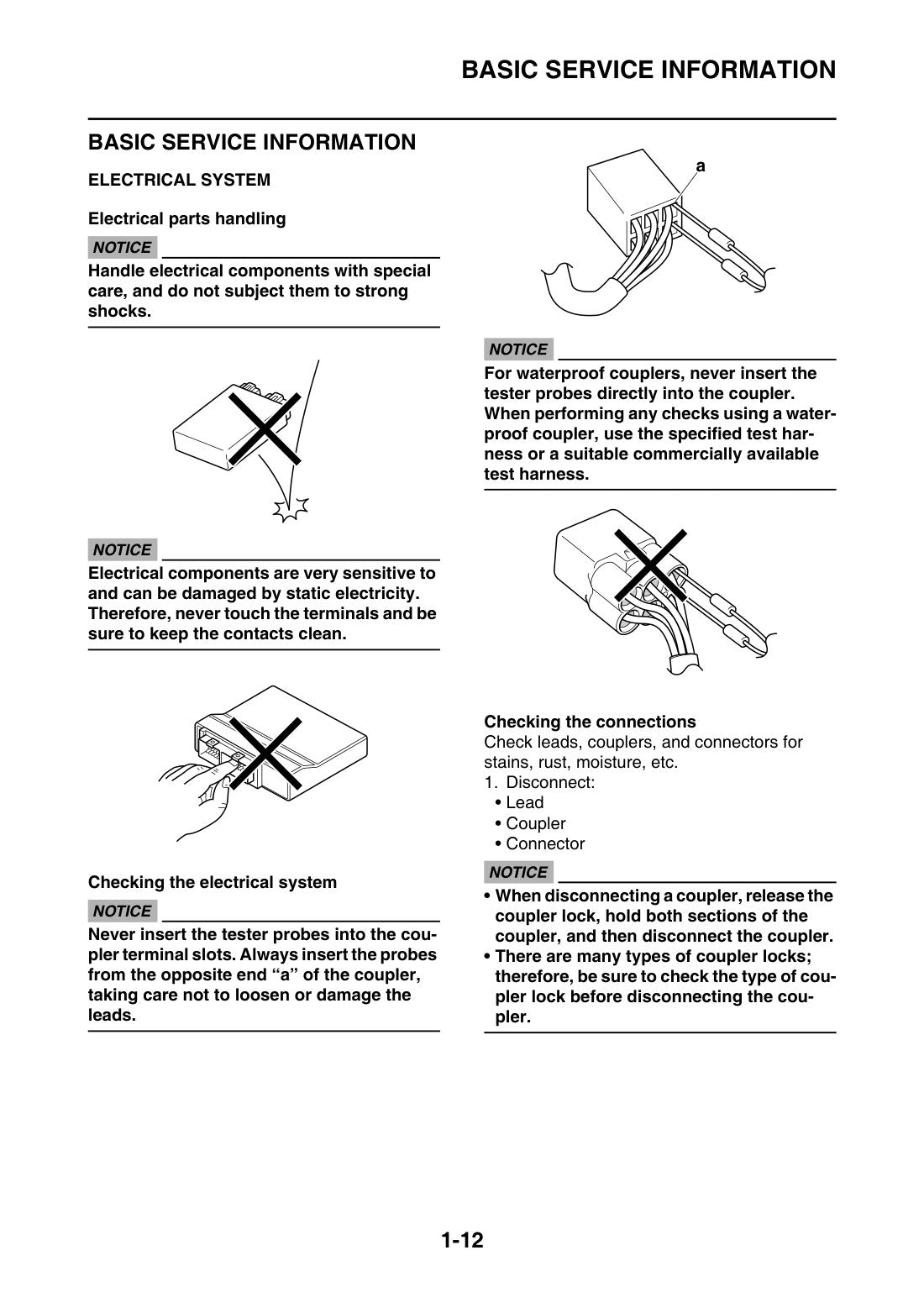 Yamaha YZ250F 2015 service manual - page 26