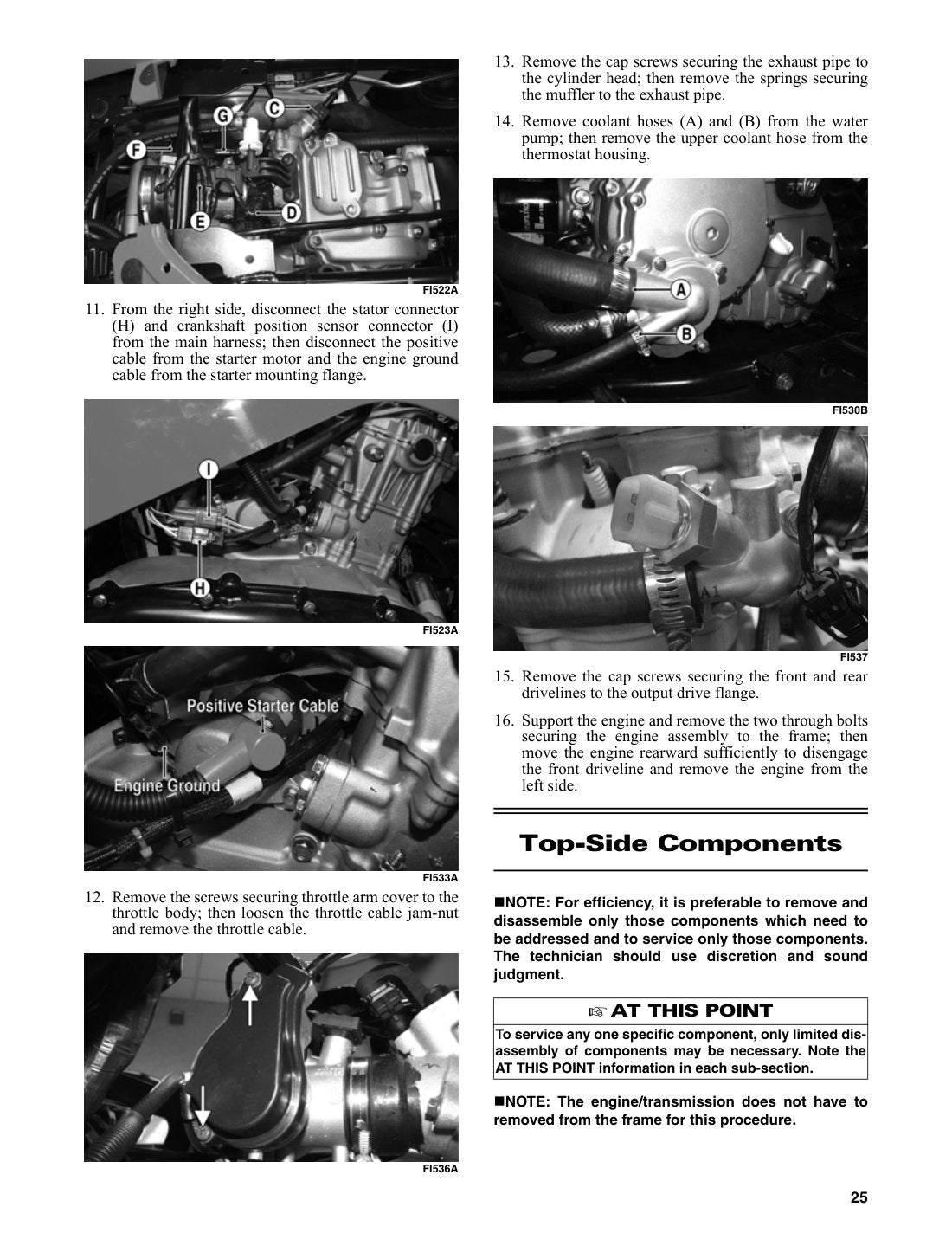 Arctic Cat 425 ATV Service Manual 2012 - page 26