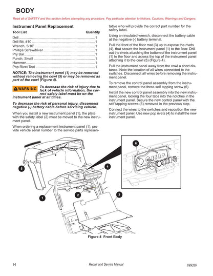 Tracker Offroad LX4 72V Electric Golf Cart Service Manual PDF 2020 - sample page 30