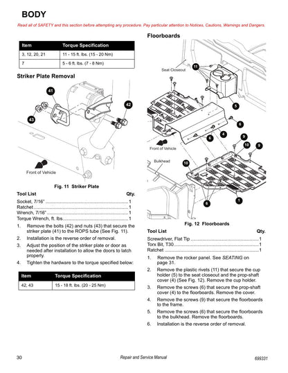 Tracker Offroad SVX1000 UTV Service Manual PDF 2020 - sample page 34