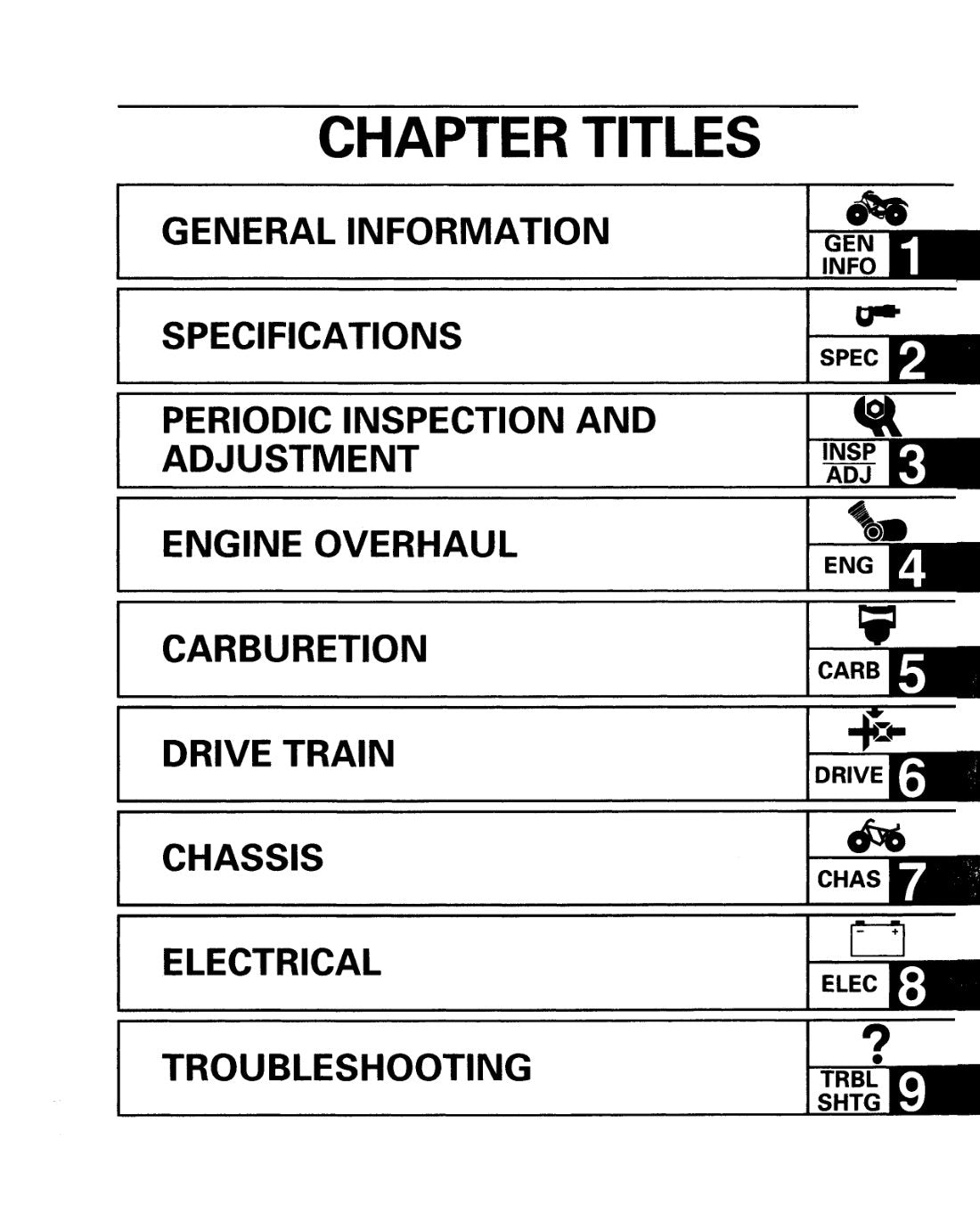 Yamaha Grizzly 600 YFM600FWA service manual - page 36