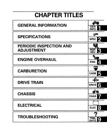 Yamaha Grizzly 600 YFM600FWA service manual - page 36