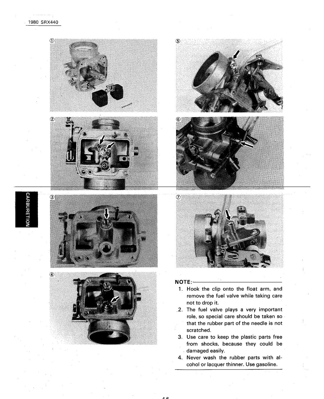 Yamaha SRX440 1980 service manual - page 38