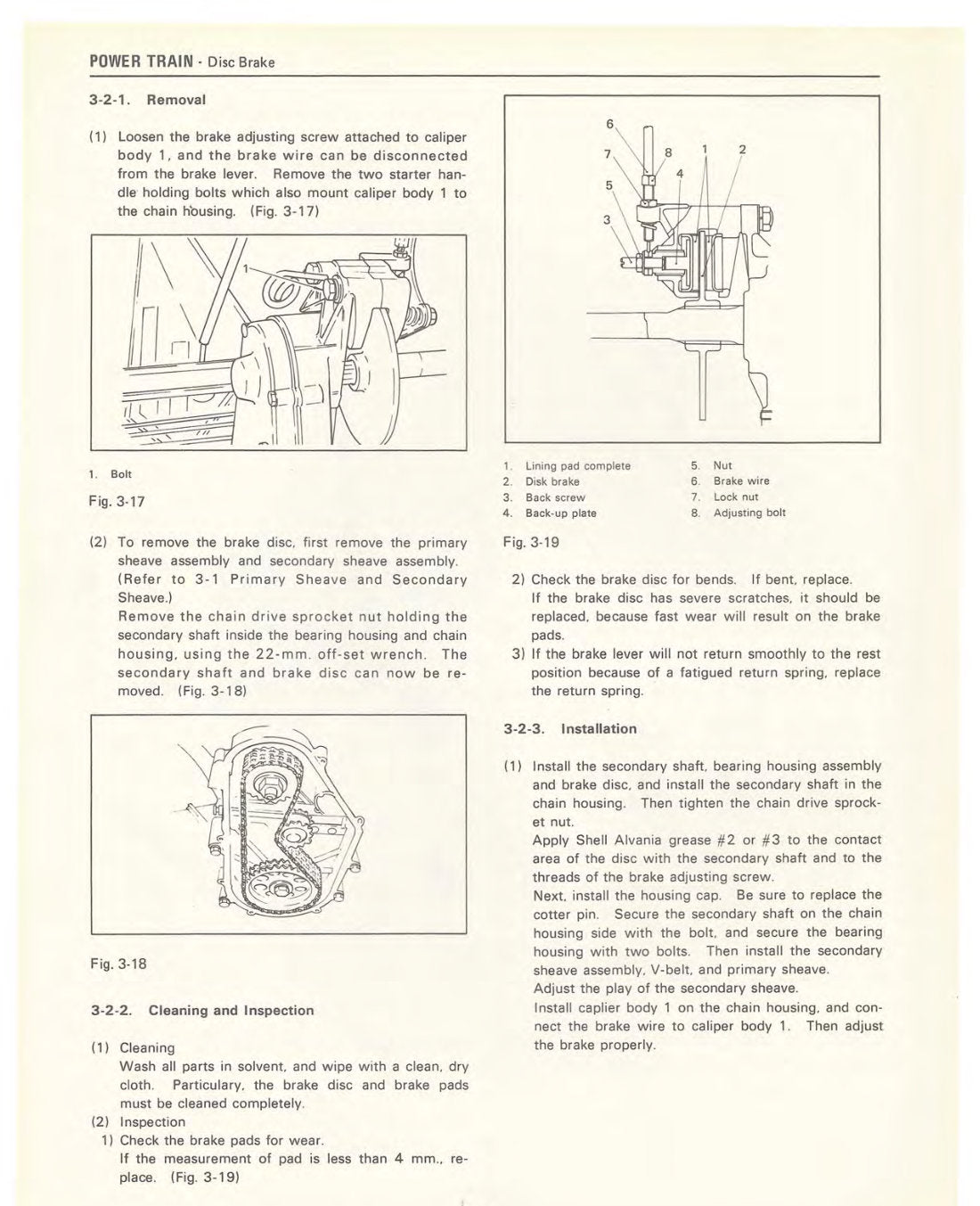 Yamaha GP338 GPK433 service manual - page 39