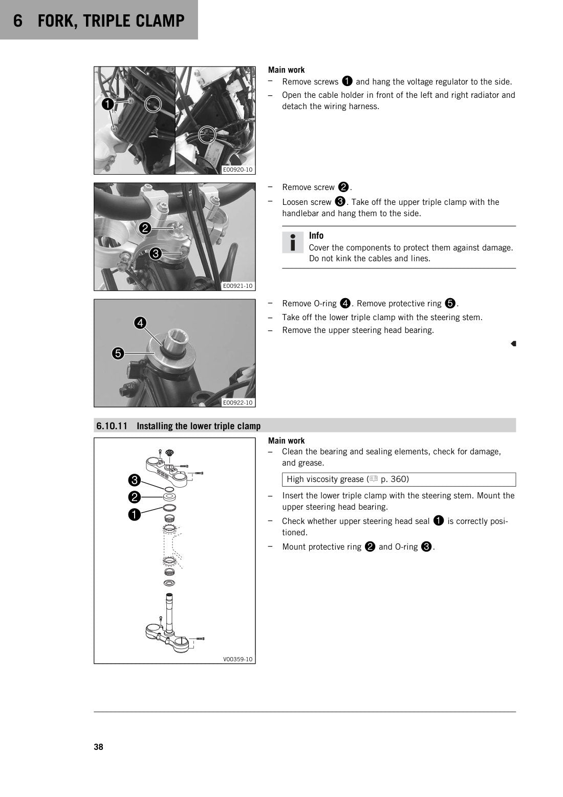 KTM 250 EXC TPI 2019 service manual - page 40