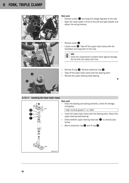 KTM 250 EXC TPI 2019 service manual - page 40