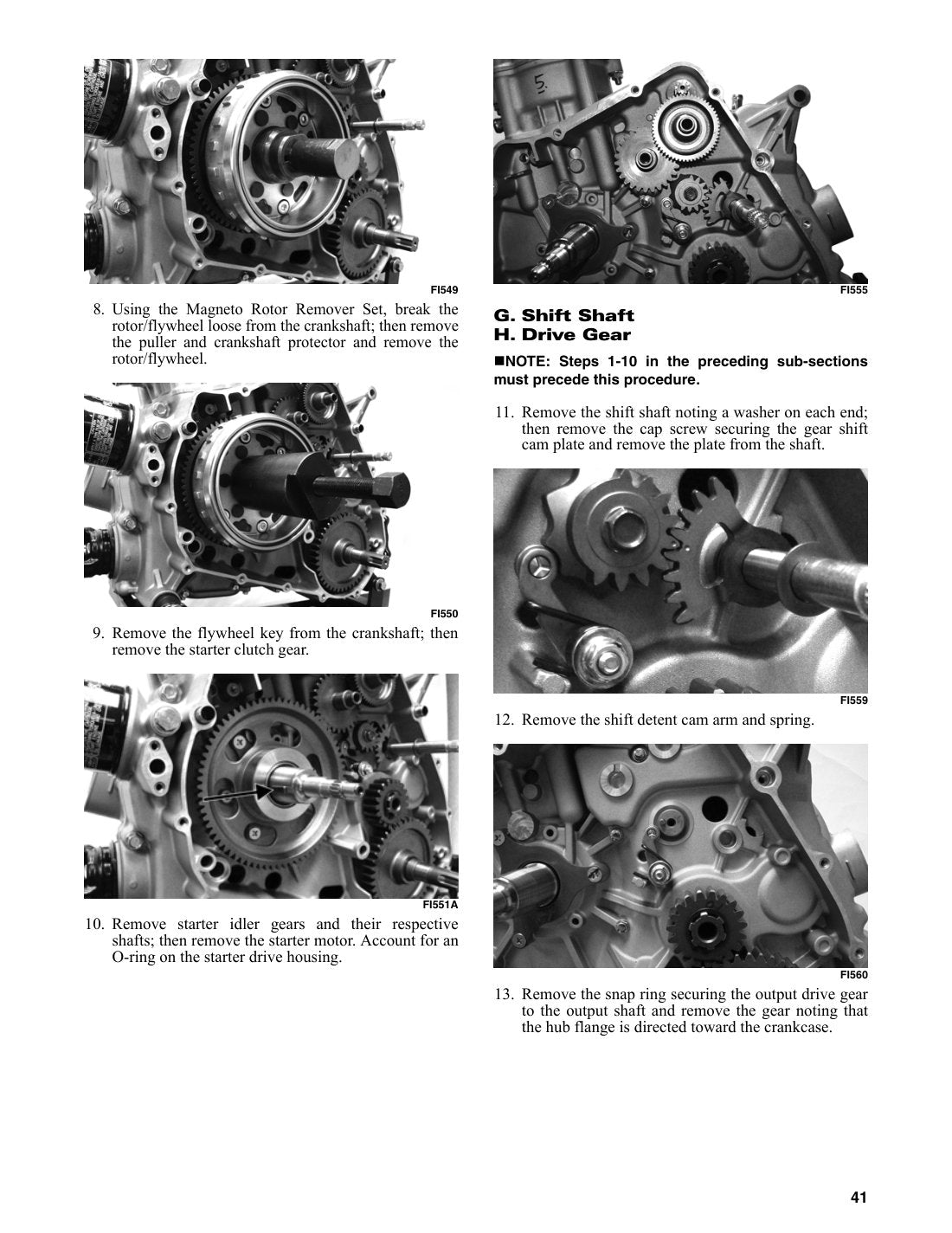 Arctic Cat 425 ATV Service Manual 2012 - page 42