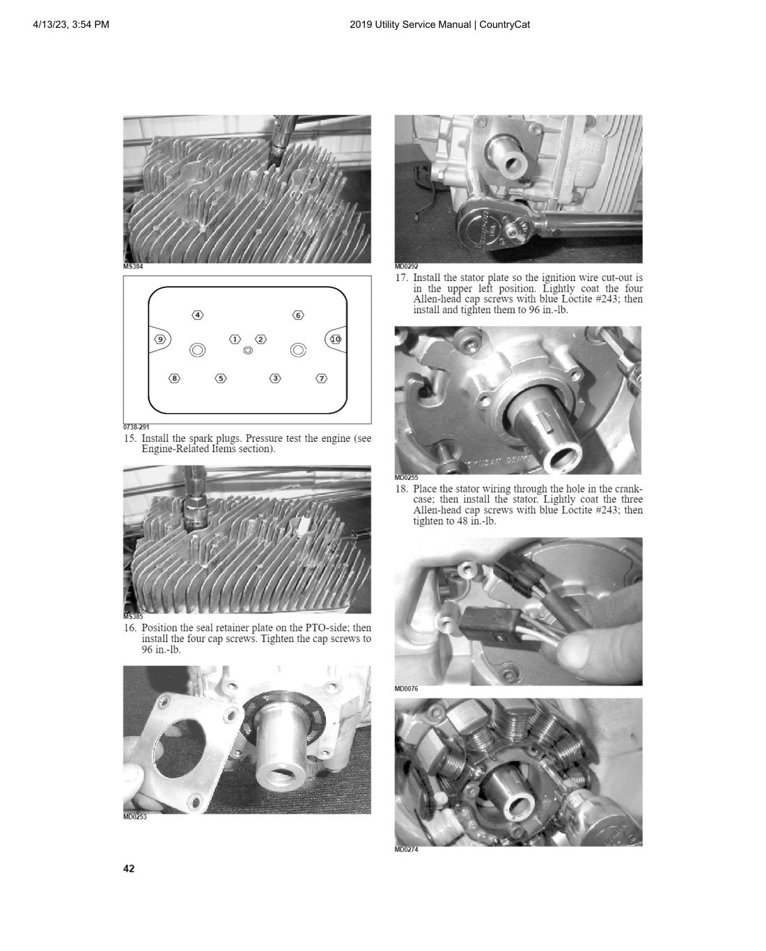 Arctic Cat Utility Snowmobile 2019 service manual - page 43