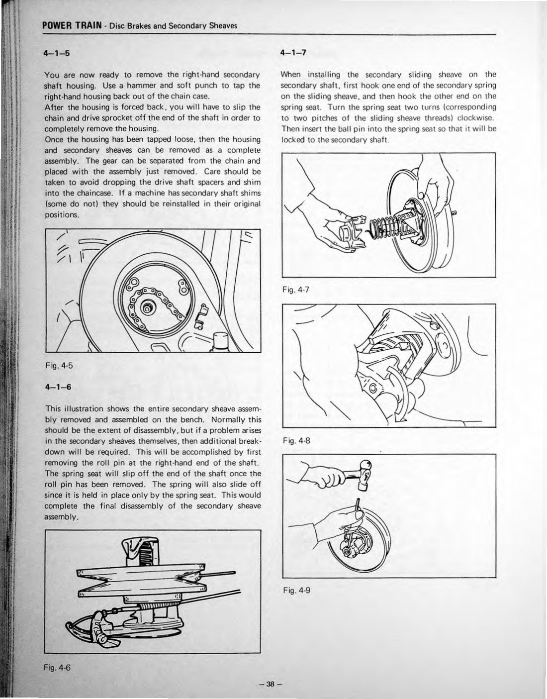 Yamaha SL292 GP292 1971-1973 service manual - page 44