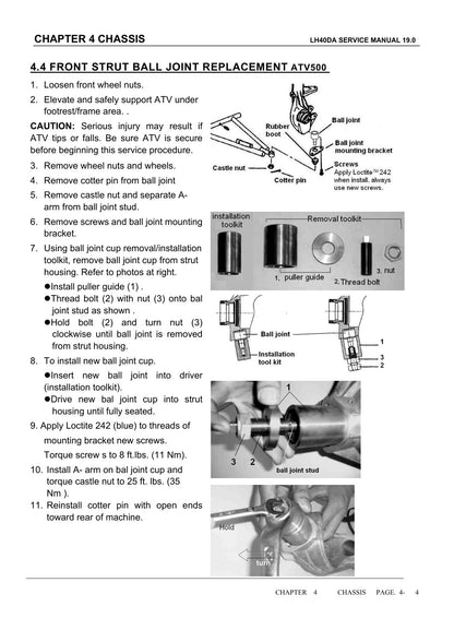 Linhai LH40DA service manual - page 44