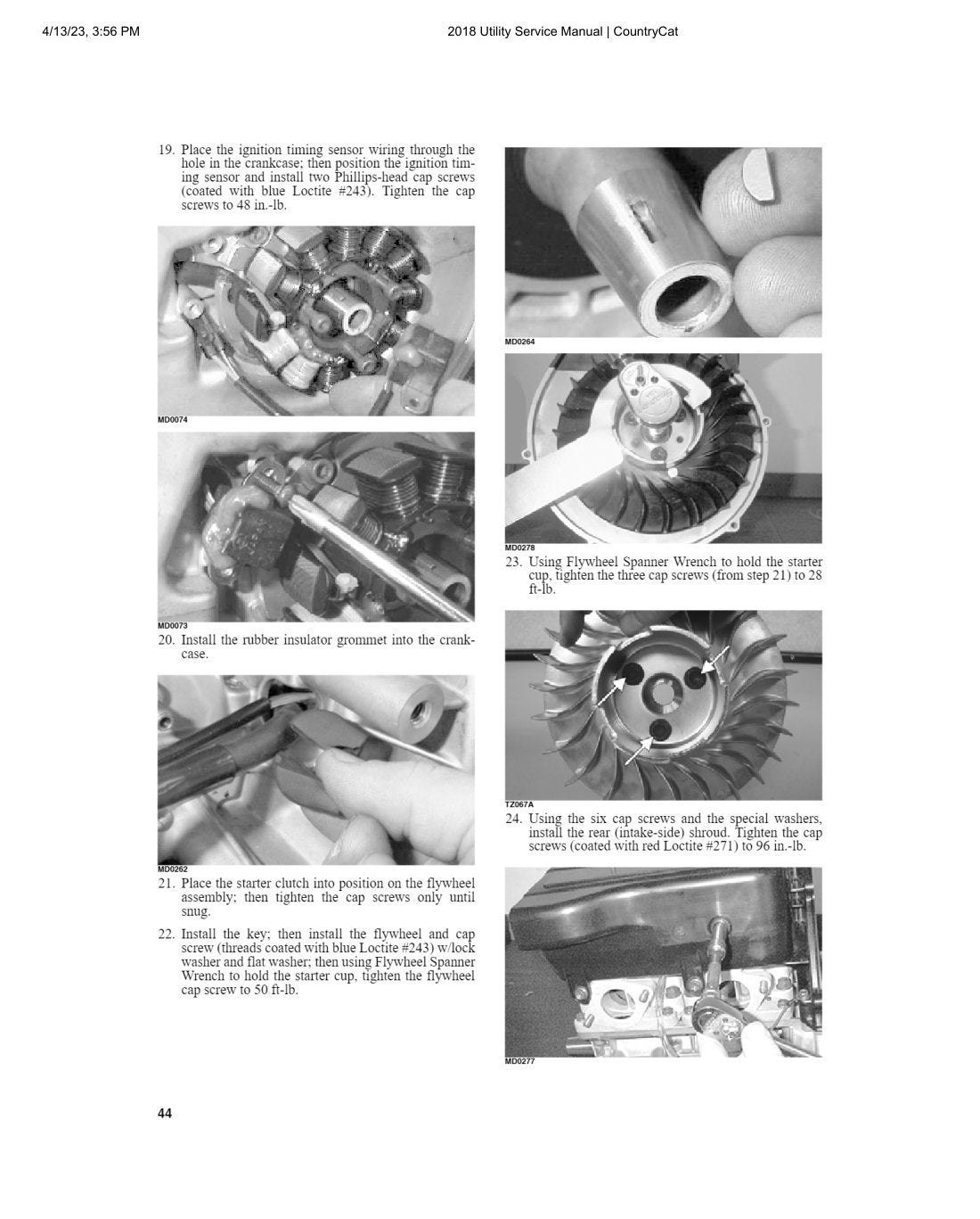 Arctic Cat Utility Snowmobile 2018 service manual - page 45