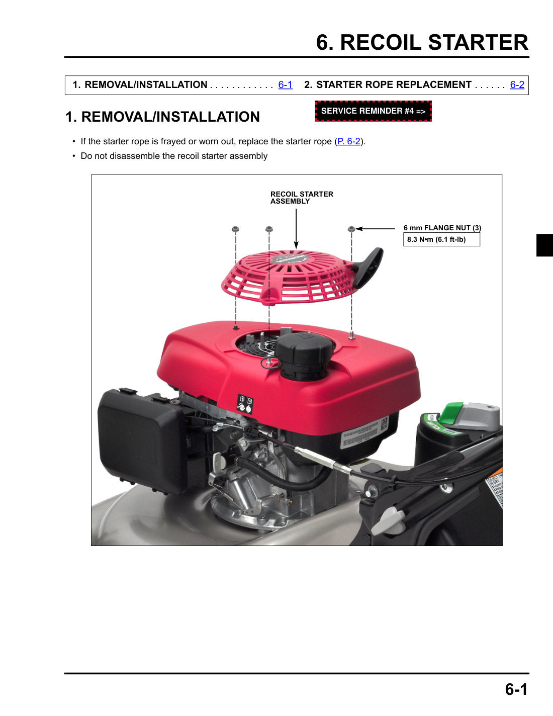 Honda HRR216 PKA service manual - page 46