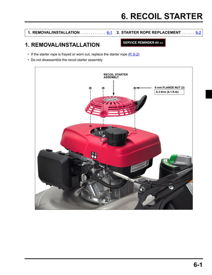Honda HRR216 PKA service manual - page 46