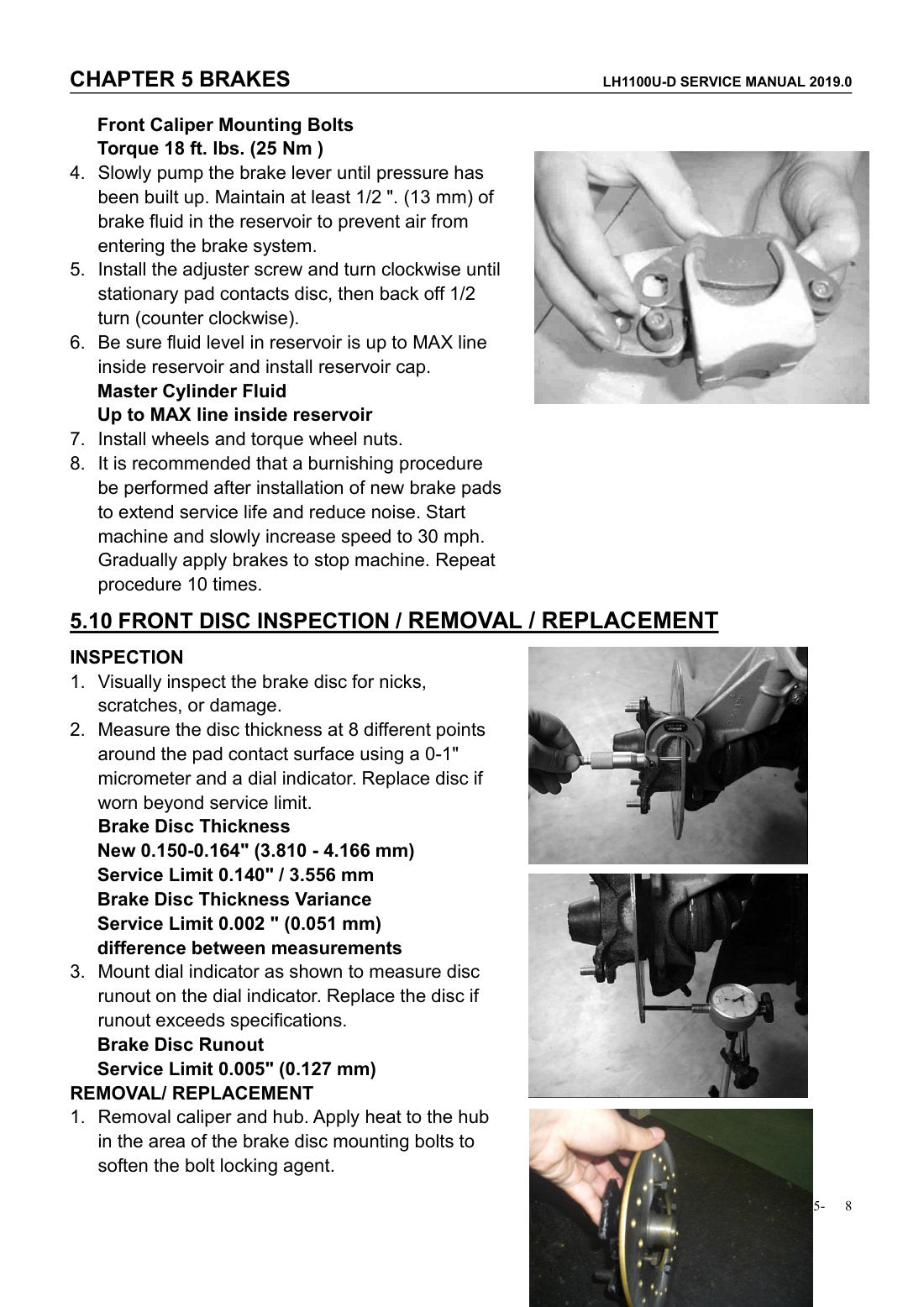 Linhai LH1100U-D 2019 service manual - page 50