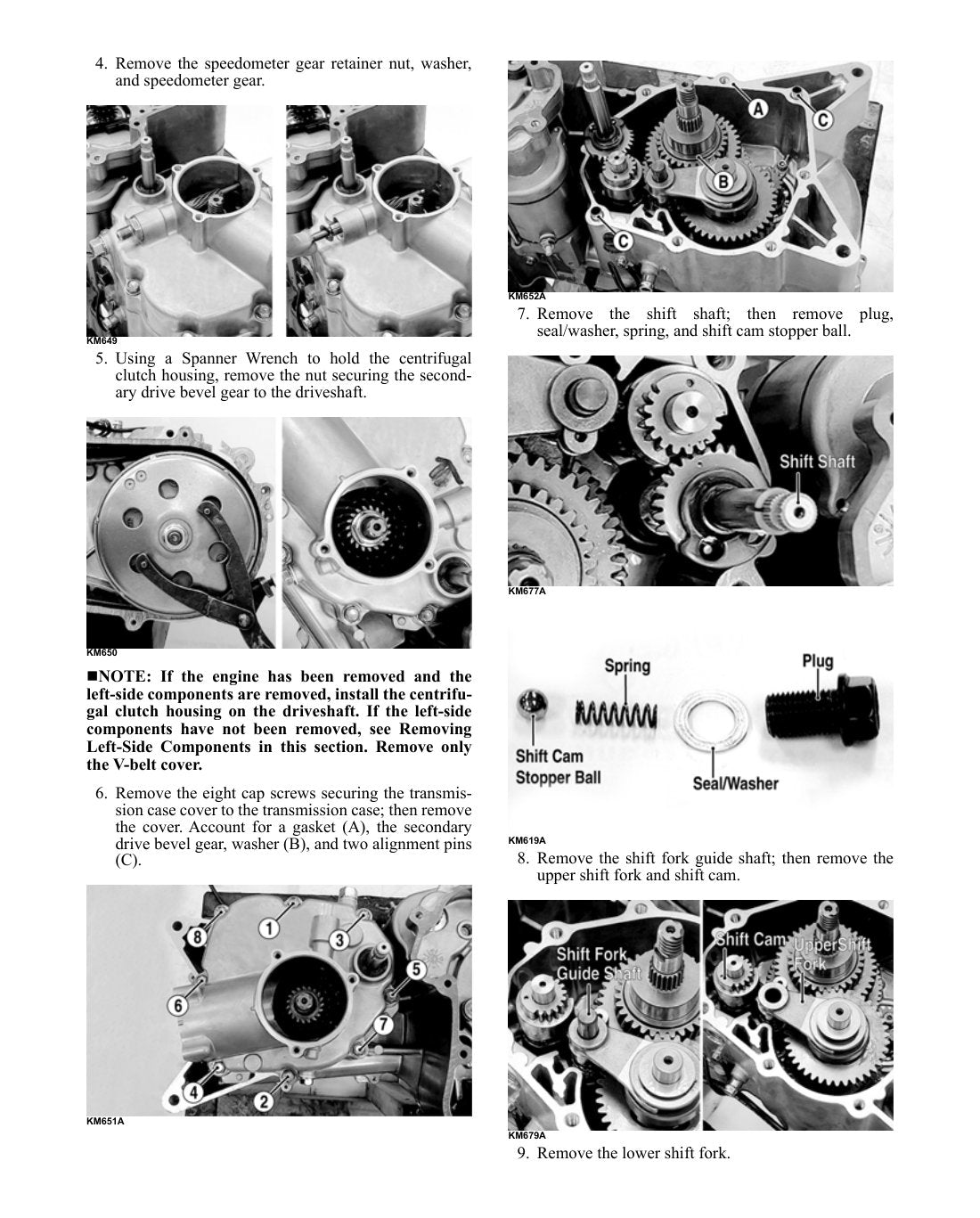 Arctic Cat Alterra 300 2023 service manual - page 51