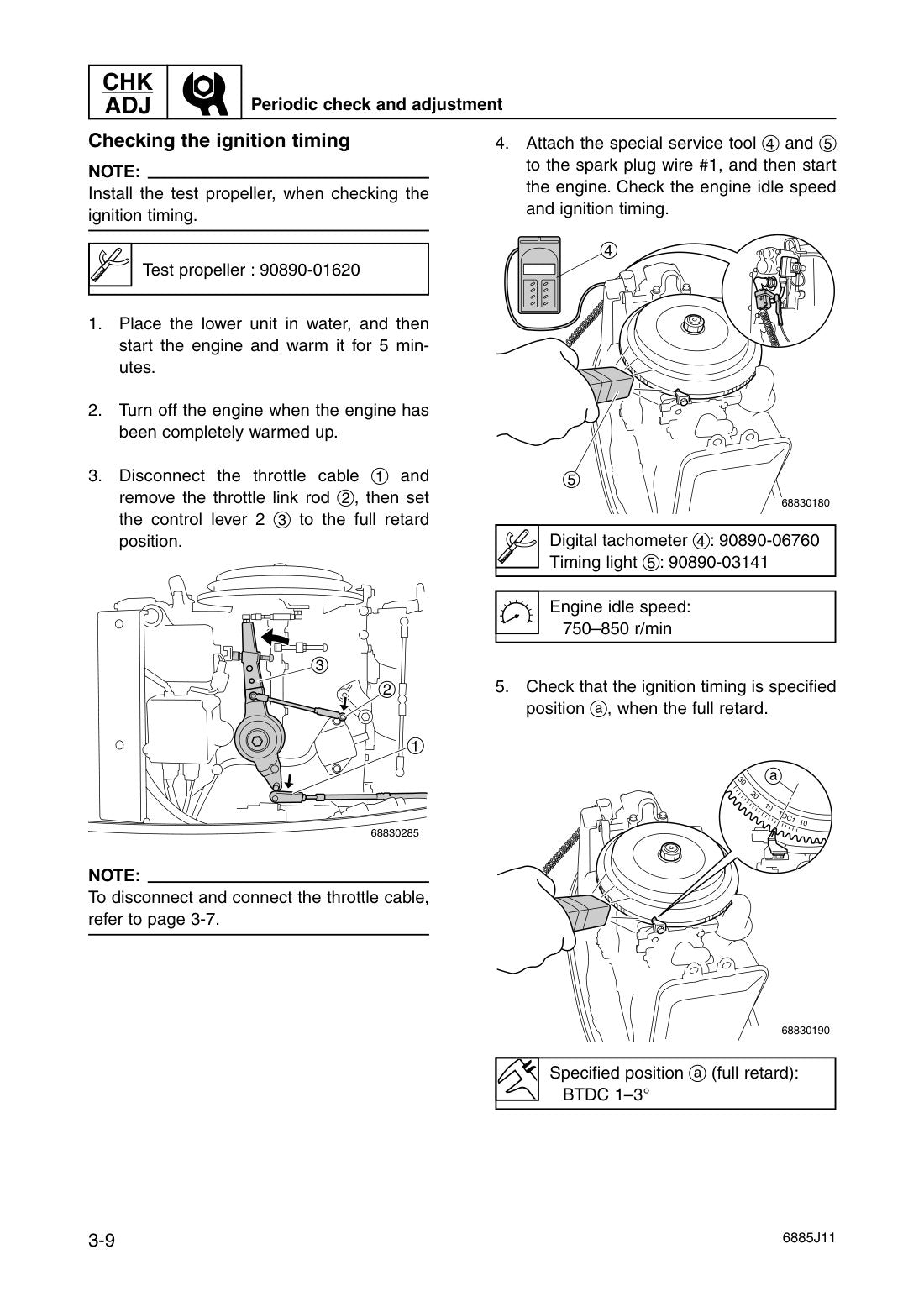 Yamaha 55D 75A 85A Outboard service manual - page 56