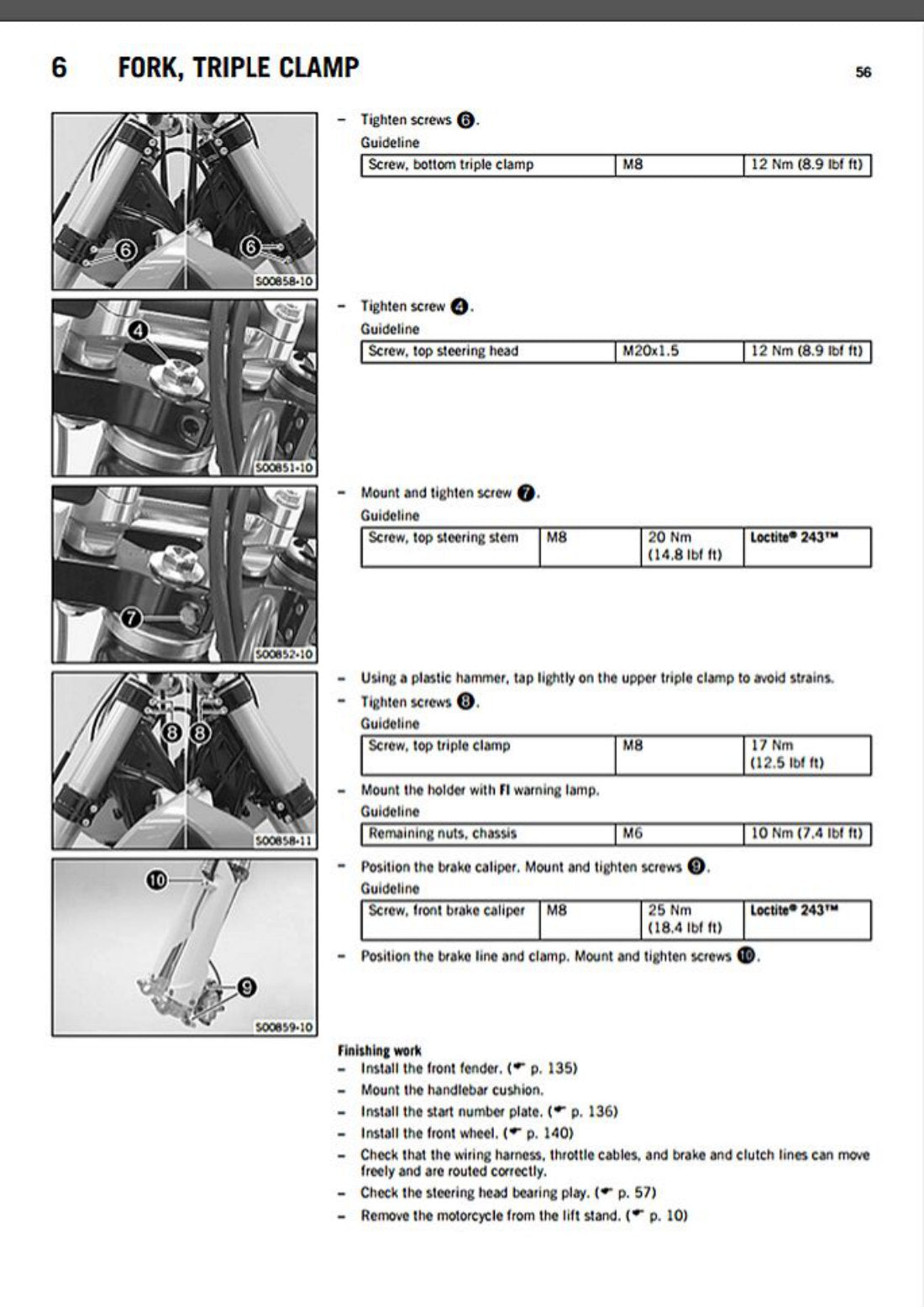 KTM 450 SX-F 2016 service manual - page 58