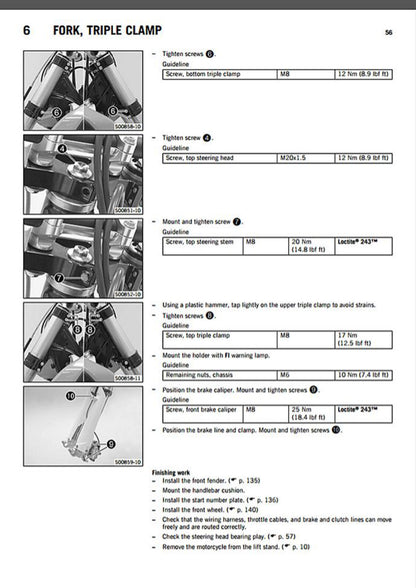 KTM 450 SX-F 2016 service manual - page 58