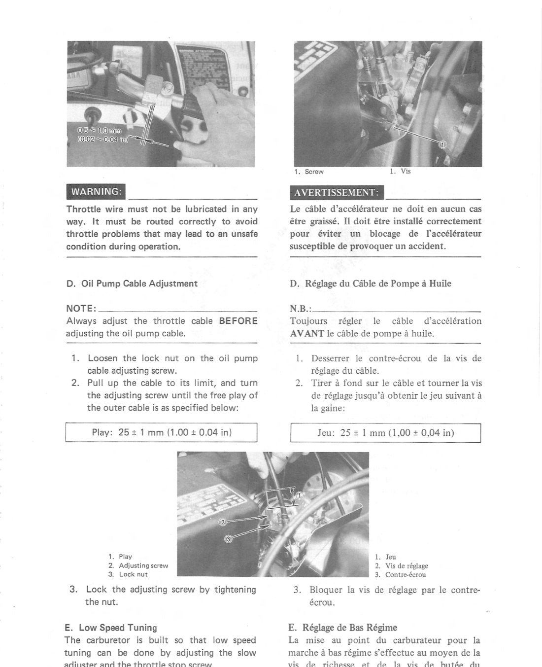 Yamaha ET300 Enticer service manual - page 60