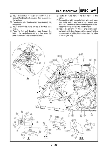 Yamaha Raptor 700 YFM700R 2006 service manual - page 61