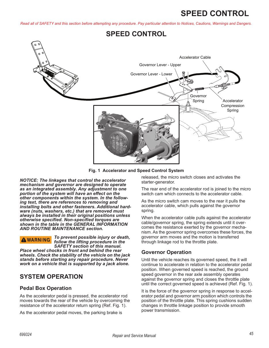 Tracker Offroad LX6 EFI Gas Golf Cart Service Manual PDF 2020 - sample page 63