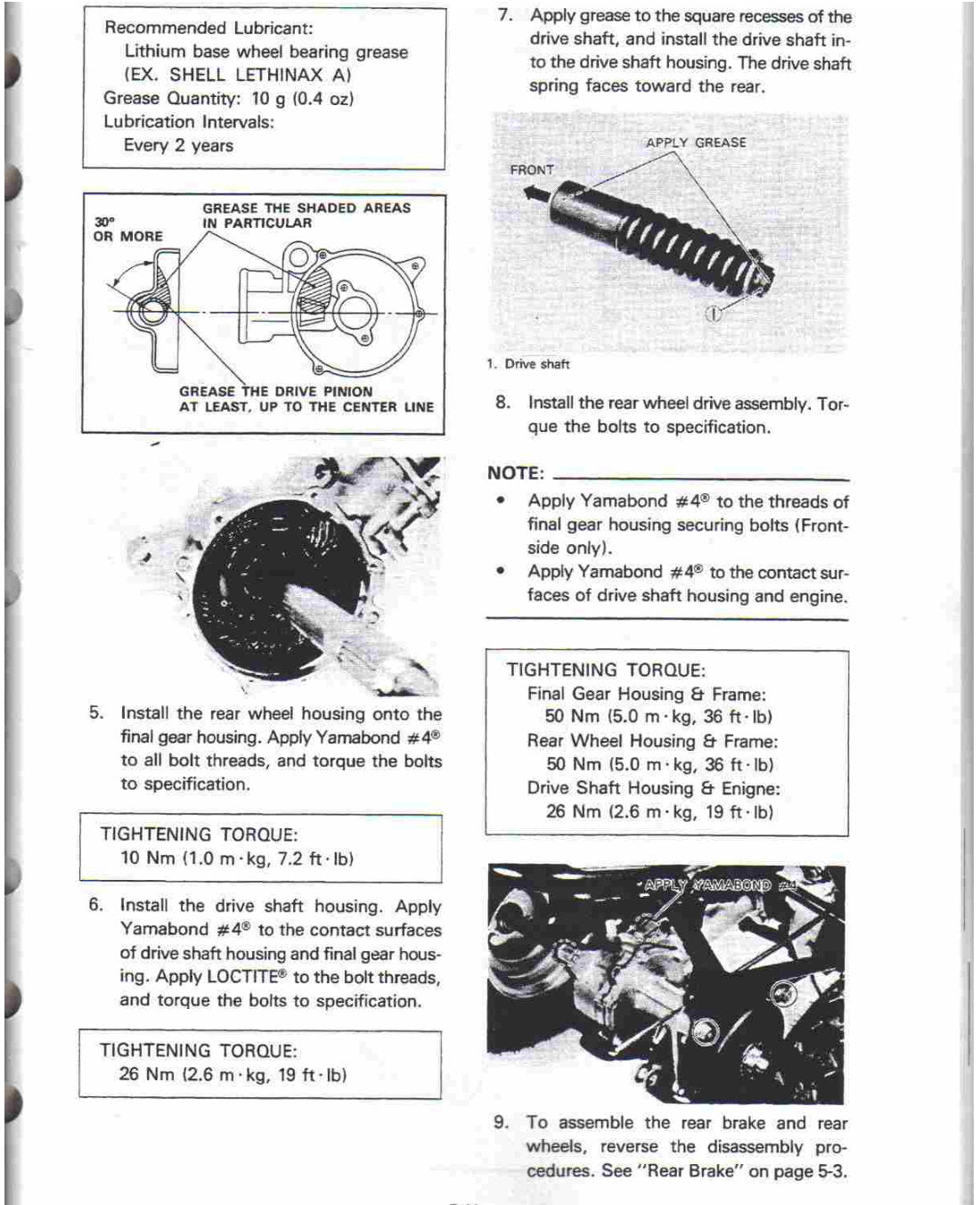 Yamaha Tri-Moto YT60 service manual - page 64