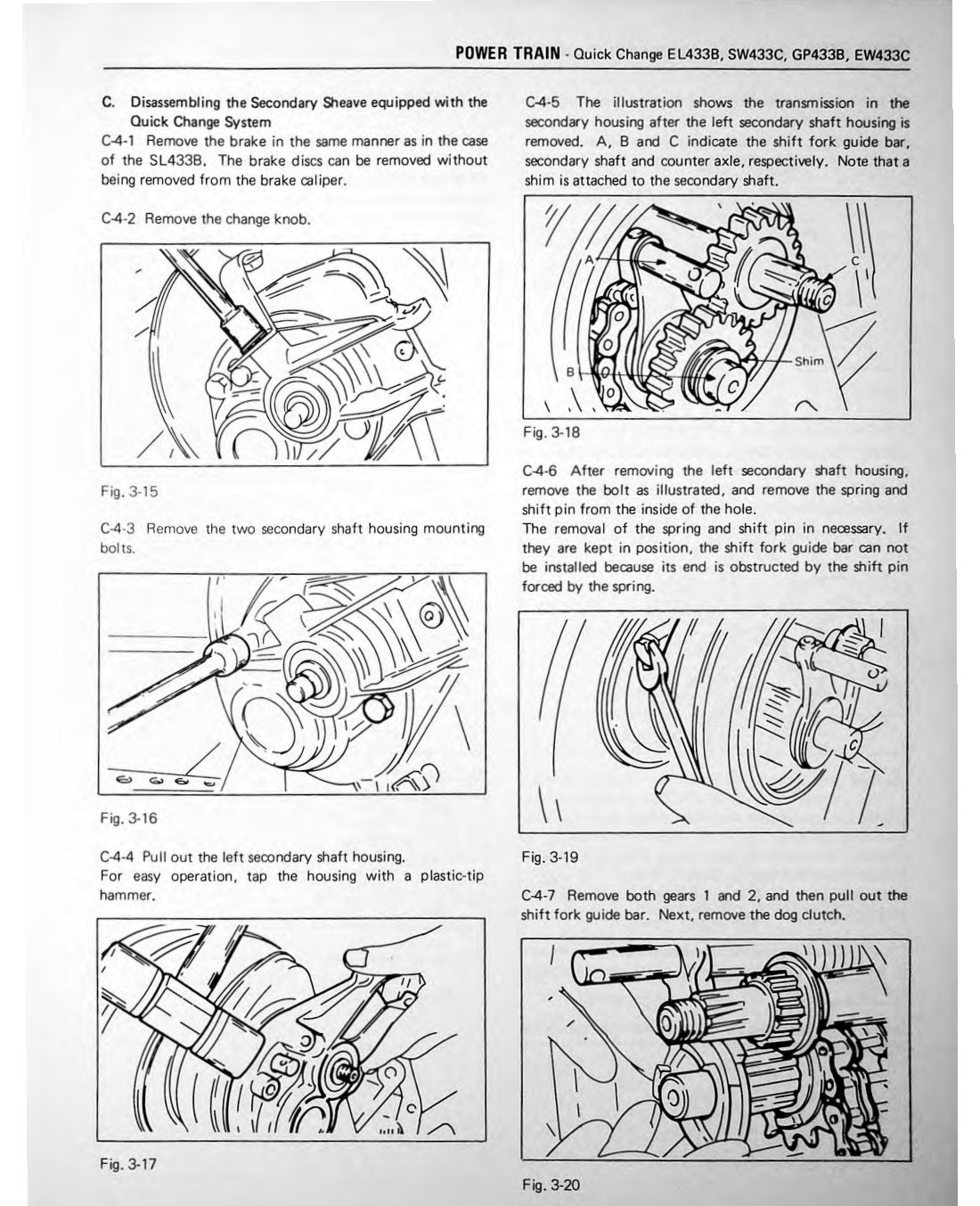 Yamaha SL338 service manual - page 65