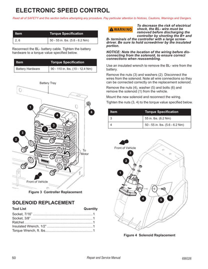 Tracker Offroad LX4 72V Electric Golf Cart Service Manual PDF 2020 - sample page 66