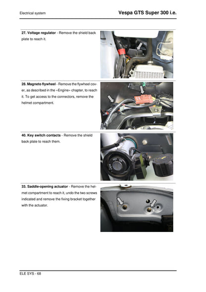 Vespa GTS 300 2015 service manual - page 68
