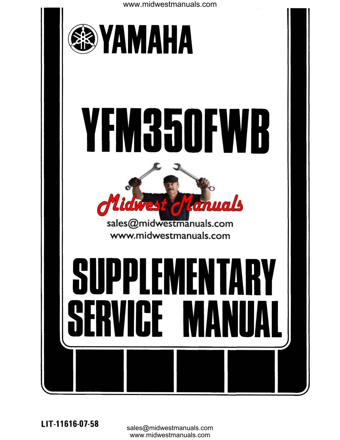 Yamaha Big Bear 350 YFM350FW service manual - page 72
