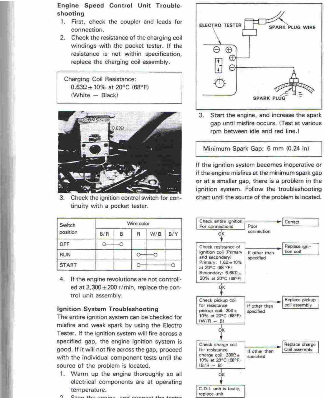 Yamaha Tri-Moto YT60 service manual - page 74