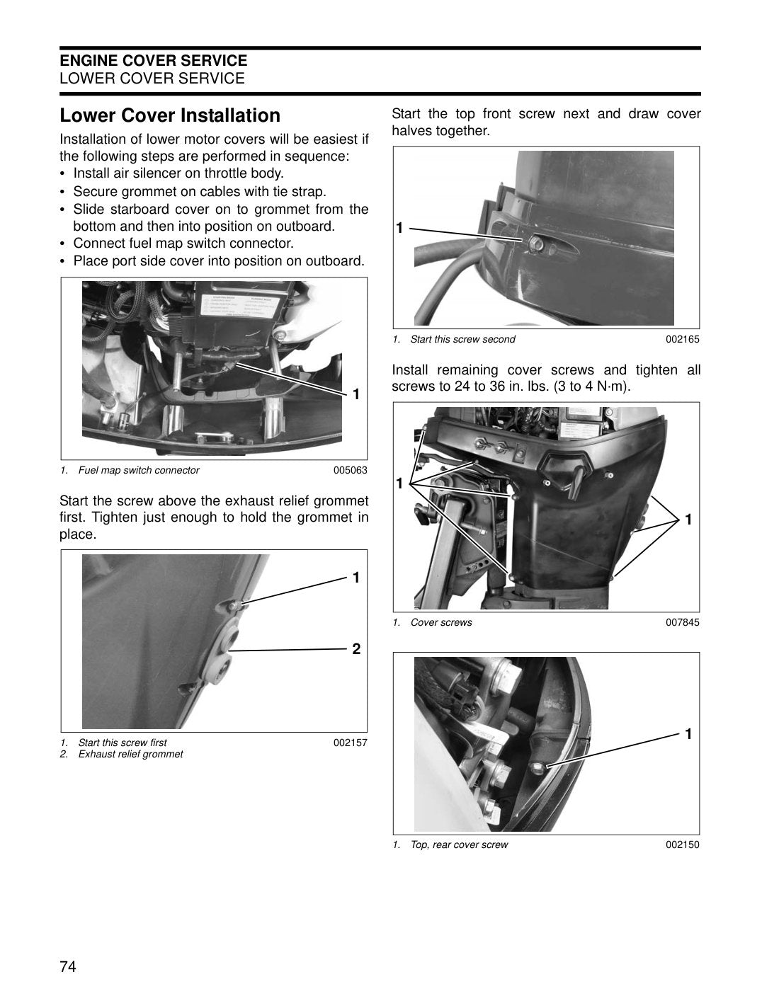Evinrude 55 HP MFE 2010 service manual - page 76