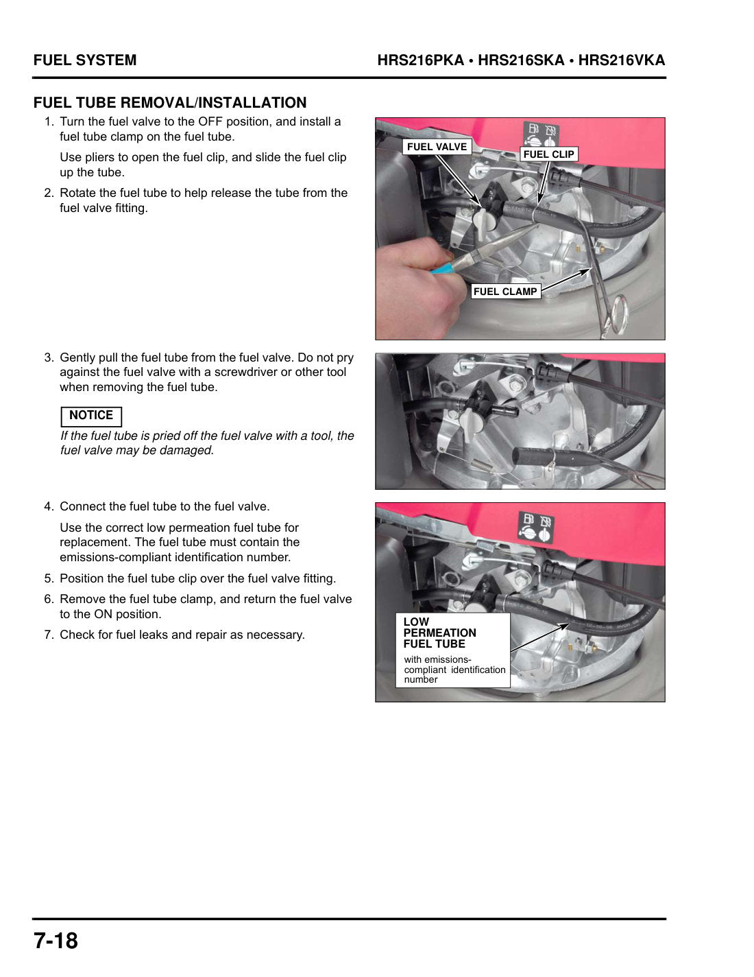 Honda HRS216 PKA service manual - page 77