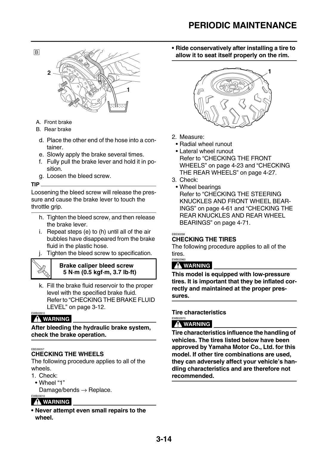 Yamaha Grizzly 700 2021 service manual - page 77