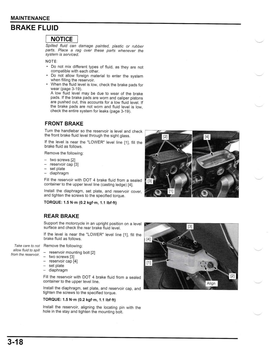 Honda VFR800F 2014-2015 service manual - page 79
