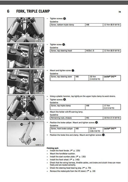 KTM 450 SX-F 2016 service manual - page 80