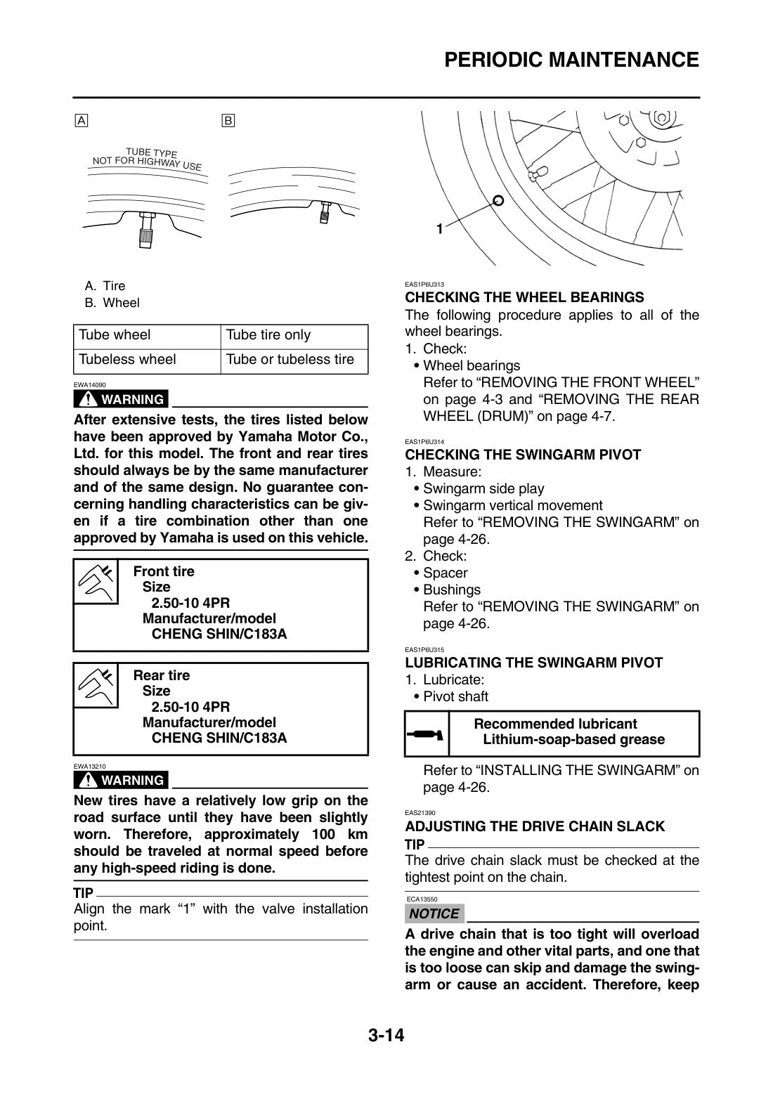 Yamaha TT-R50E Motorcycle Service Manual 2012 - page 81