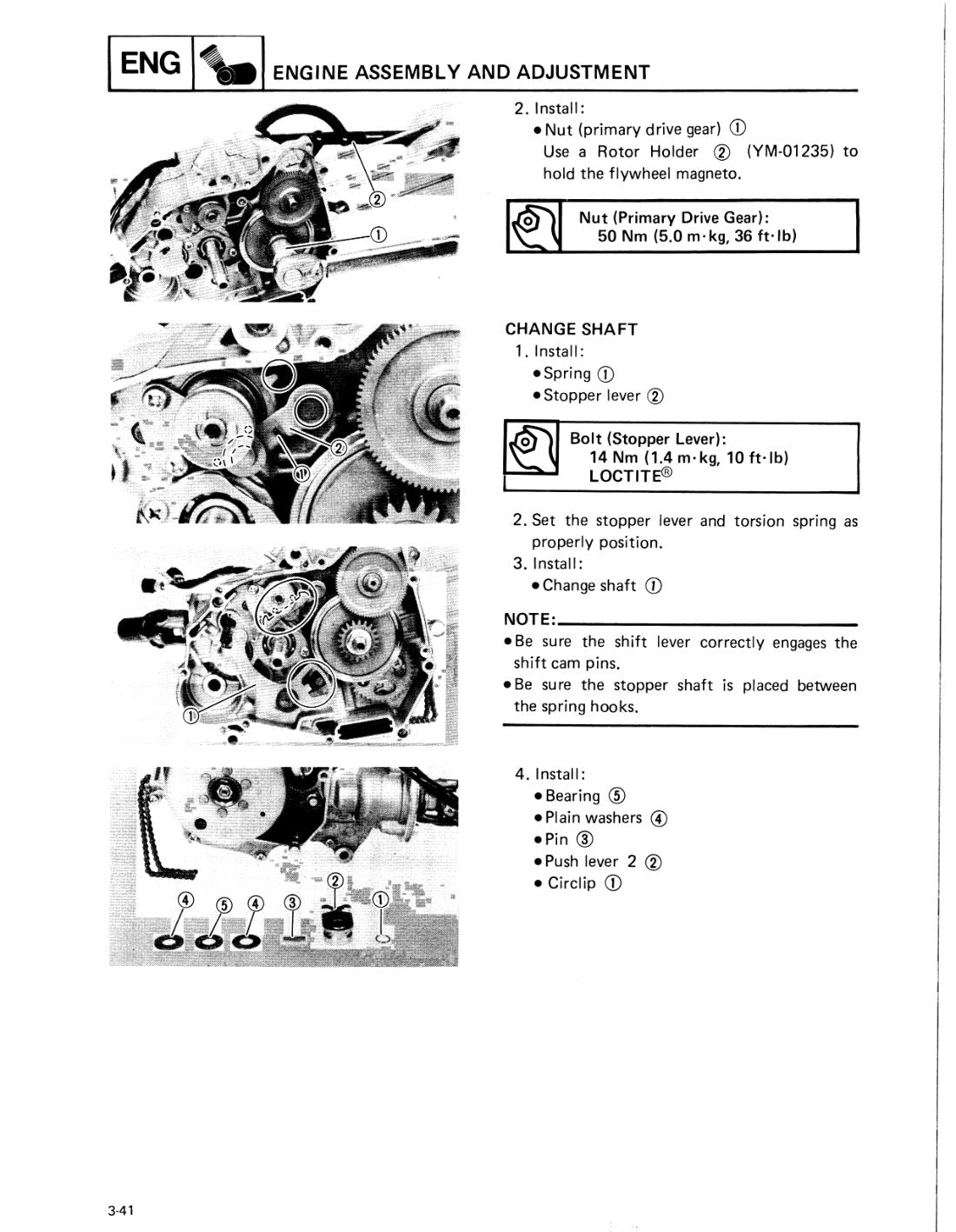 Yamaha YFM80 Moto-4 1985 service manual - page 82