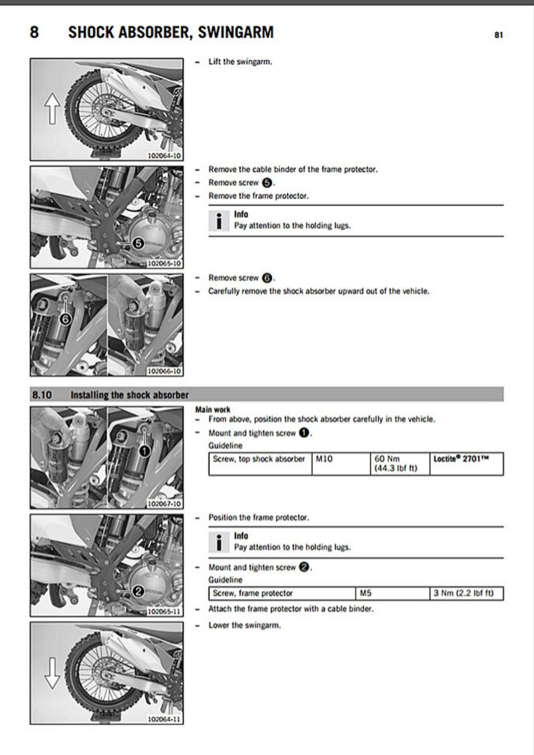 KTM 450 SX-F 2015 service manual - page 83