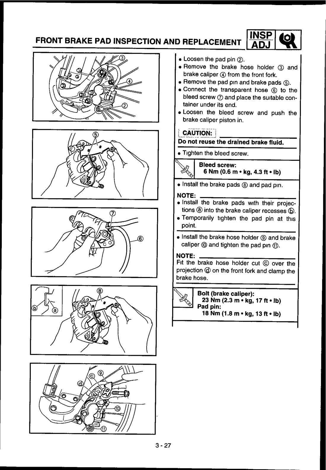 Yamaha YZ250F Motorcycle Service Manual 2010 - page 83