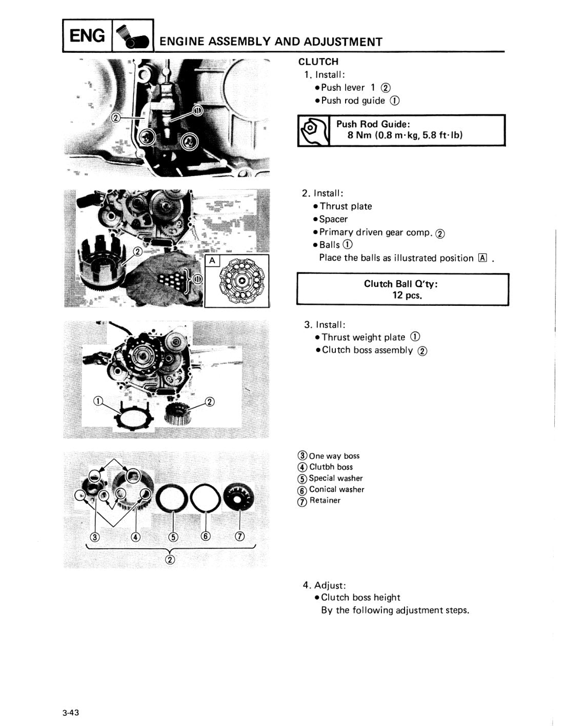 Yamaha YFM80 Moto-4 1985 service manual - page 84