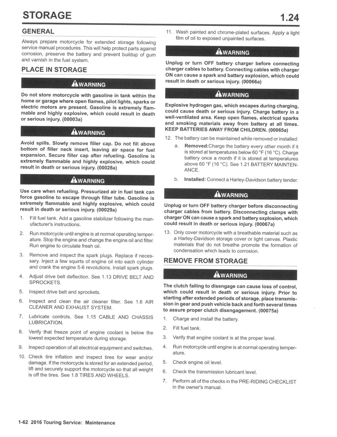 2016 Harley-Davidson Touring Motorcycle Service Manual - page 85