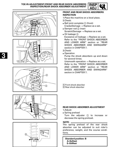 Yamaha Beartracker YFM250XL 1998 service manual - page 88