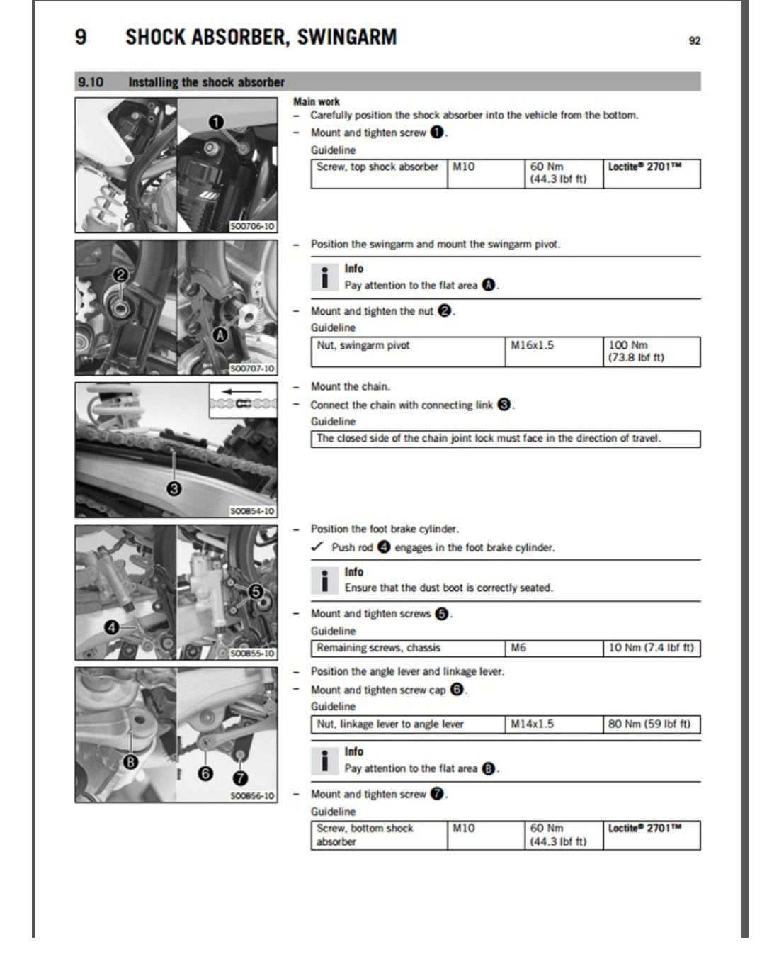 KTM 250 SX-F 2016 service manual - page 93