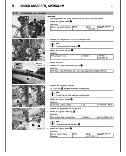 KTM 250 SX-F 2016 service manual - page 93
