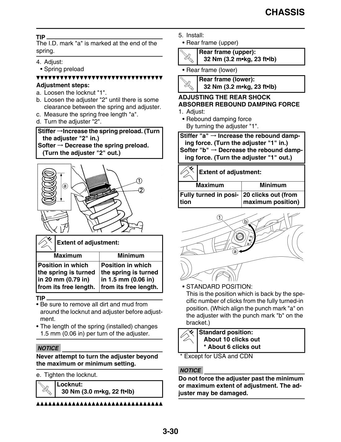 Yamaha YZ250F YZ250FA Motorcycle Service Manual 2011 - page 95