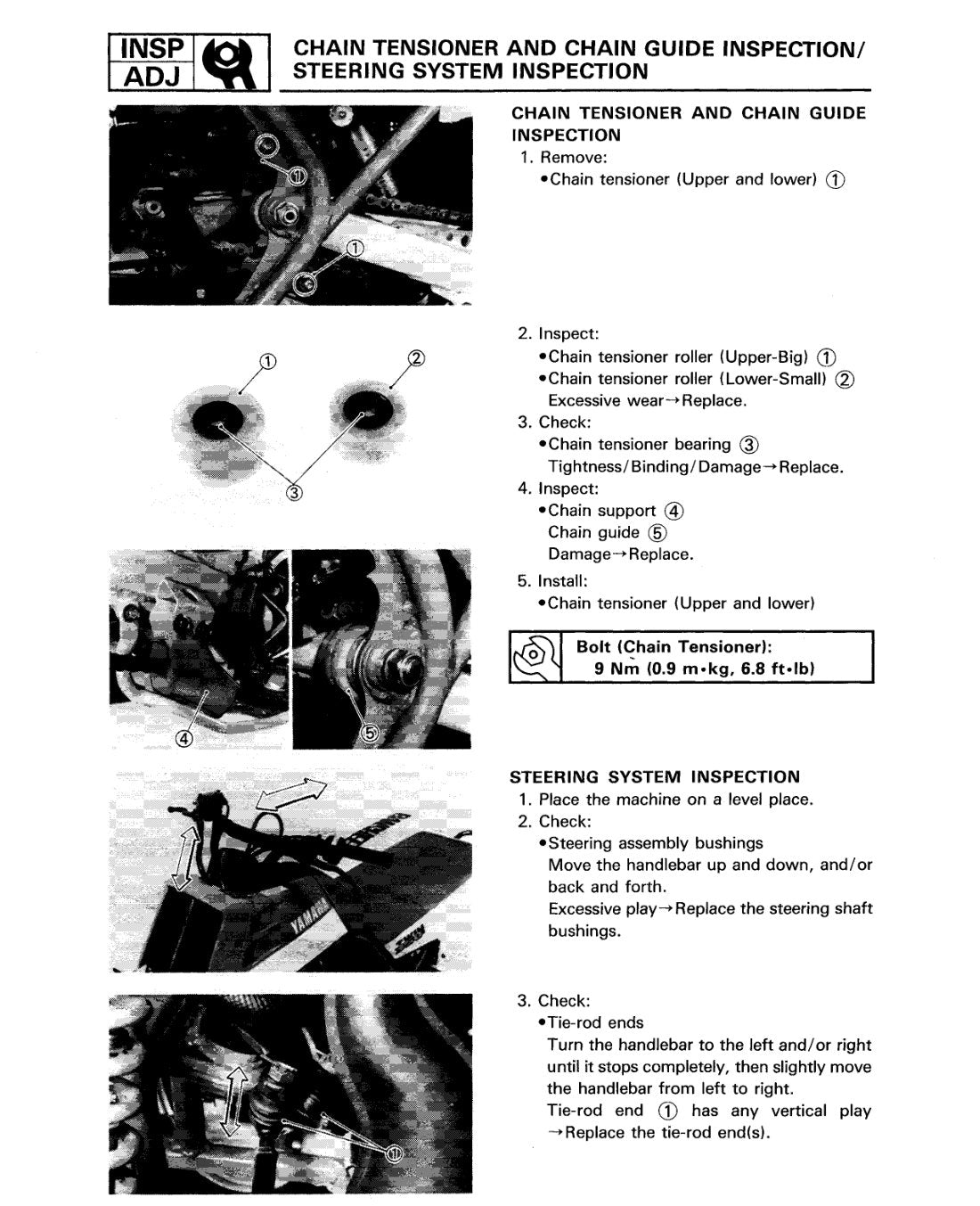 Yamaha Banshee YFZ350 service manual - page 98